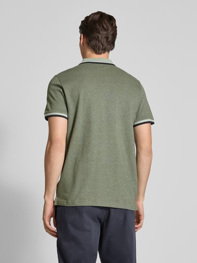 MCNEAL Poloshirt mit Label-Stitching Khaki 5