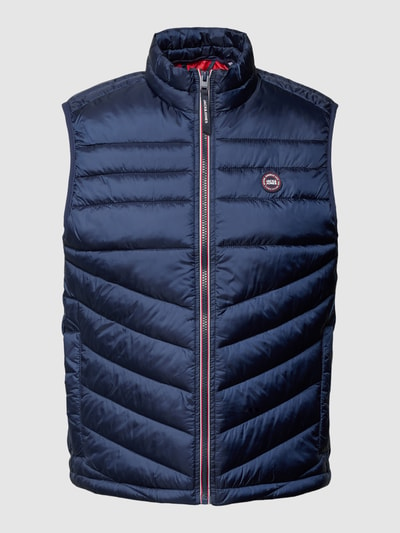 Jack & Jones Bodywarmer met opstaande kraag, model 'EHERO' Donkerblauw - 2