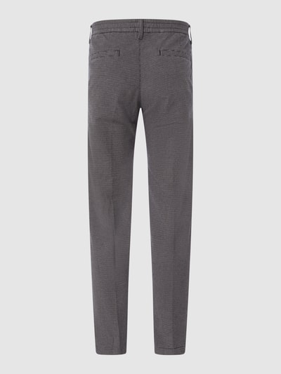 Marc O'Polo Slim Fit Chino mit Hahnentrittmuster Anthrazit 4