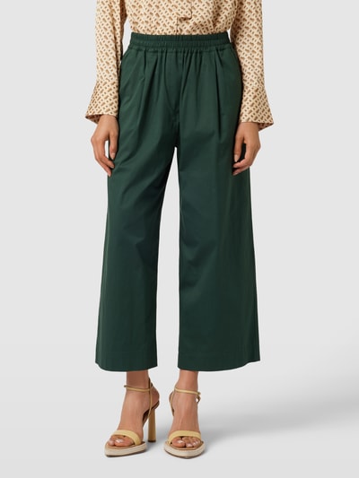 Weekend Max Mara Stoffen broek met achterzakken, model 'PLACIDO' Donkergroen - 4