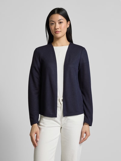 Tom Tailor Regular Fit Cardigan mit Viskoseanteil Dunkelblau 4