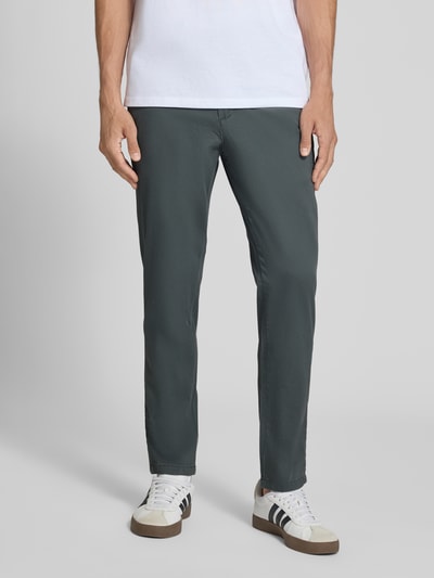 JACK & JONES Chinosy z wpuszczanymi kieszeniami model 'MARCO' Antracytowy 4