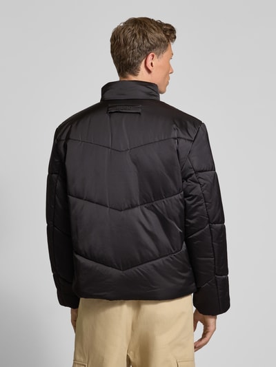 HUGO Kurtka pikowana o kroju regular fit z watowanej satyny model ‘BERO2531’ Czarny 5