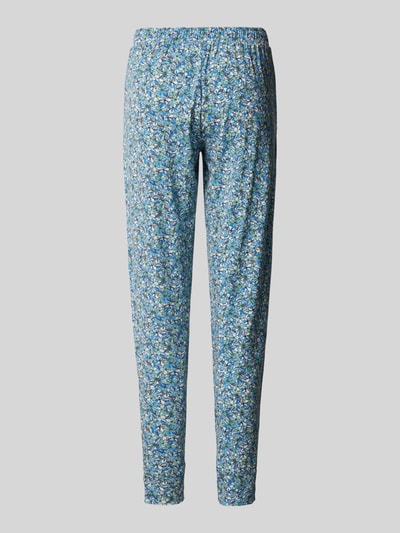 Schiesser Slim Fit Pyjama-Hose mit Tunnelzug Blau 3