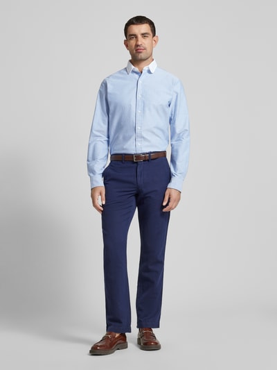Polo Ralph Lauren Comfort fit zakelijk overhemd met kentkraag Bleu - 1