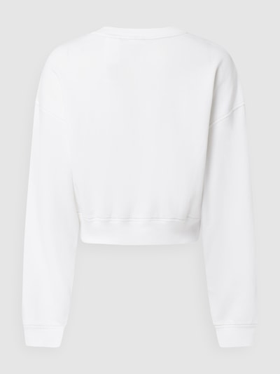 Levi's® Cropped Sweatshirt mit Logo Weiss 3