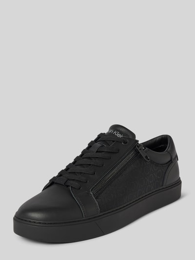 CK Calvin Klein Sneaker aus Leder-Mix Black 1