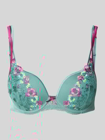 Marie Jo BH mit floralem Stitching Modell 'Lizelot' Gruen 1