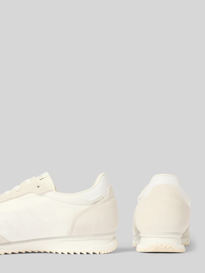 Tommy Jeans Low Top Sneaker aus echtem Leder Ecru 2