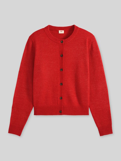 Levi's® Regular Fit Strickjacke mit Woll-Anteil Modell 'CLAIRE' Rot 2