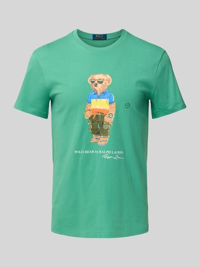 Polo Ralph Lauren T-shirt z nadrukiem z logo Zielony 2