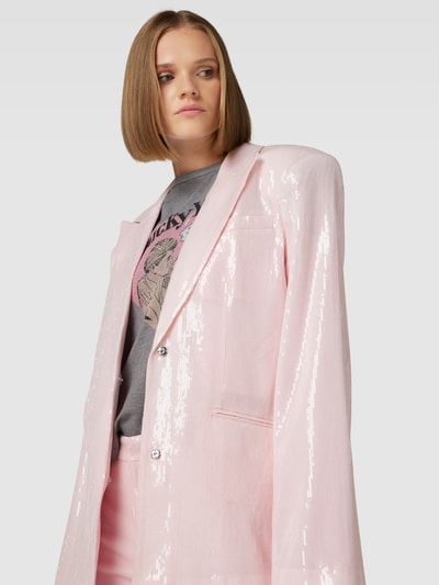 ROTATE Blazer mit Allover-Paillettenbesatz Rosa 3