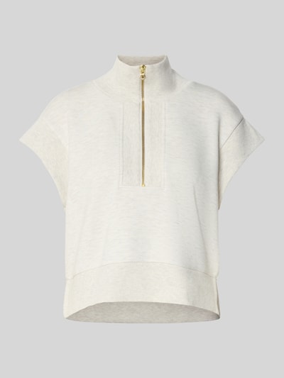 VARLEY Sweatshirt mit Stehkragen und Reißverschluss Modell 'kelly' Offwhite Melange 2
