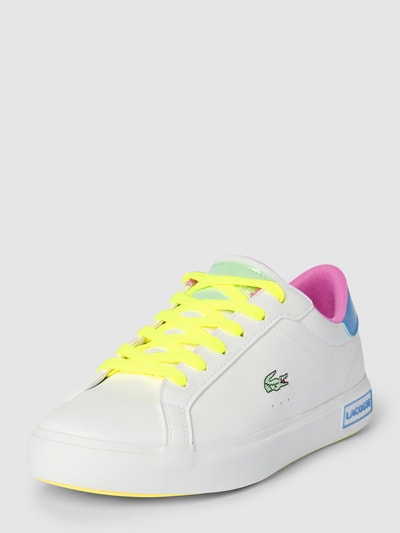 Lacoste Sneakers met labeldetail Wit - 1