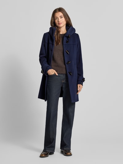 Milo Coats Jacke aus Schurwolle-Mix mit Ärmelriegeln Modell 'STEFFI' Marine 1