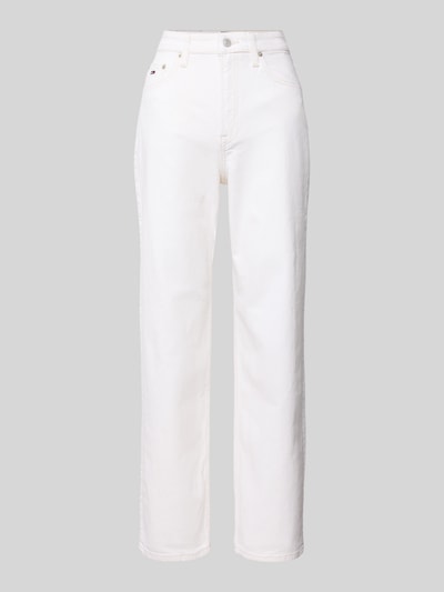 Tommy Jeans Slim fit jeans met rechte pijpen, model 'LAYLA' Ecru - 2