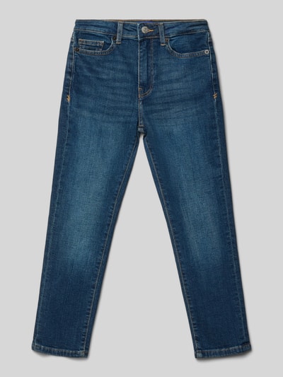 Only & Sons Tapered fit jeans van katoenmix, model 'YOKE' Donkerblauw - 1