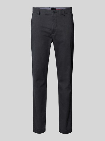 Cinque Slim fit stoffen broek met achterzakken, model 'Brody' Middengrijs - 2