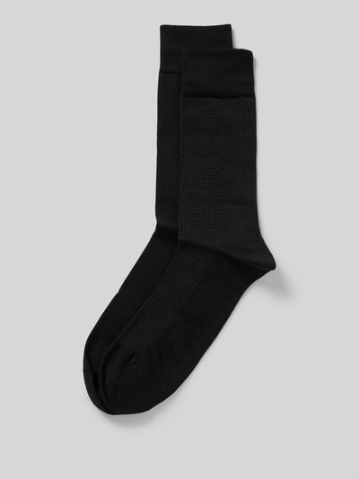 BOSS Socken mit Label-Detail im 2er-Pack Black 1