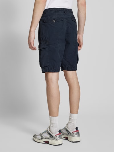 Superdry Regular Fit Cargoshorts mit Gürtelschlaufen Modell 'Parachute' Marine 5