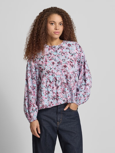 Marc O'Polo DENIM Regular Fit Langarmbluse aus Viskose-Baumwoll-Mix  Rauchblau 4