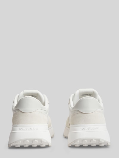 Tommy Jeans Sneakersy z naturalnej skóry Écru 5