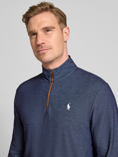 Polo Ralph Lauren Regular Fit Troyer mit Lyocell-Anteil Modell 'MOVEMENT' Marine 3
