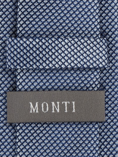 Monti Stropdas van pure zijde (7 cm) Bleu - 2