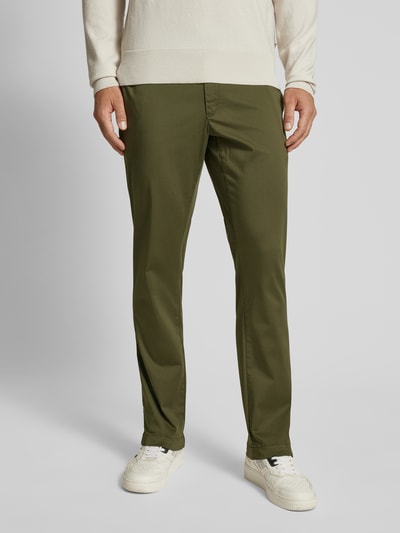 Carl Gross Chino met steekzakken, model 'Tomme' Lichtgroen - 4