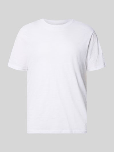 Produktfoto, Regular Fit T-Shirt mit Rundhalsausschnitt von MCNEAL, biała bawełna, krój regular fit, długość tyłu w rozmiarze M: 67 cm