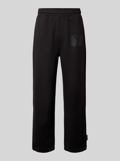 CARLO COLUCCI Wide Fit Sweatpants mit Logo-Print Black 2