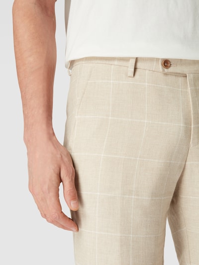 CG - Club of Gents Hose mit Allover-Muster Modell 'Paco' Sand 3