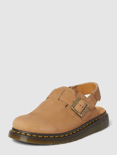 Dr. Martens Slippers met bevestigingsriempje, model 'Jorge II' Beige - 1