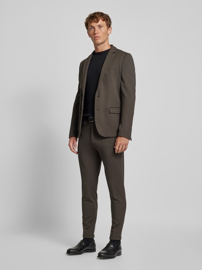 Antony Morato Super skinny fit pantalon met persplooien Olijfgroen - 1