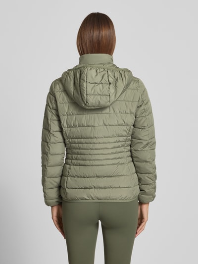 EA7 Emporio Armani Gewatteerd jack met labelprint Olijfgroen - 5