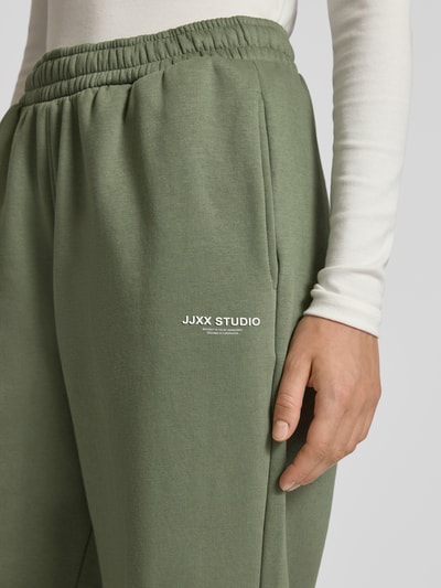 JJXX Sweatbroek met elastische band Lindegroen - 3