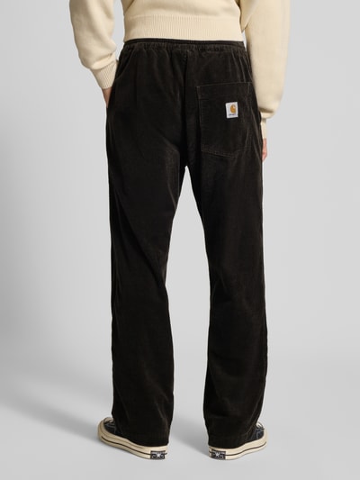 Carhartt Work In Progress Corduroy broek met elastische band, model 'FLOYDE' Donkerbruin - 5