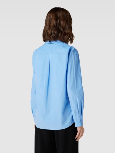 Marc O'Polo Overhemdblouse van een mix van katoen en lyocell Hemelsblauw - 5
