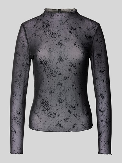 Only Regular Fit Langarmshirt mit Stehkragen Modell 'ERICA' Black 1