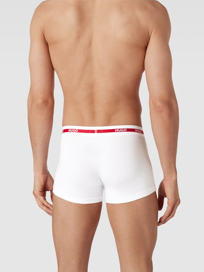 HUGO CLASSIFICATION Nauwsluitende boxershort met logoband Wit - 4