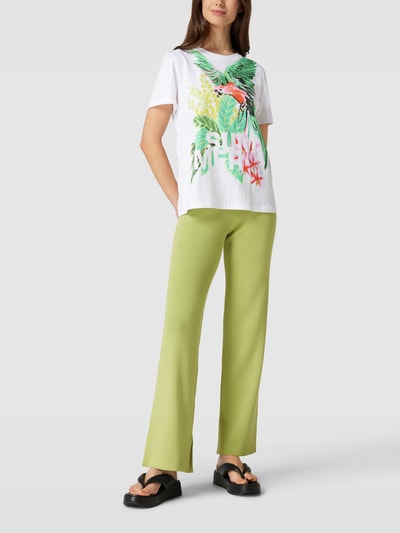 Marc Cain T-shirt met motiefprint Appeltjesgroen - 1