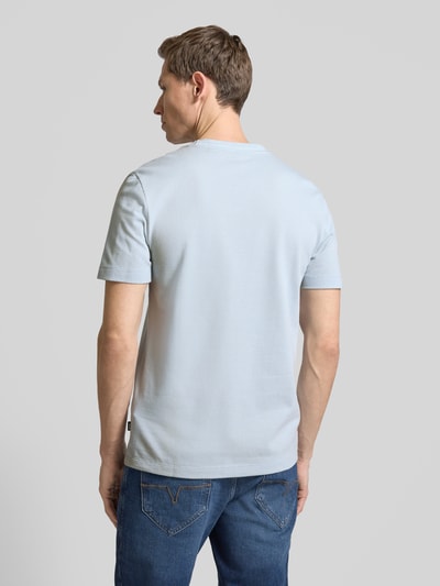 BOSS T-Shirt mit Strukturmuster Modell 'TIBURT' Bleu 5