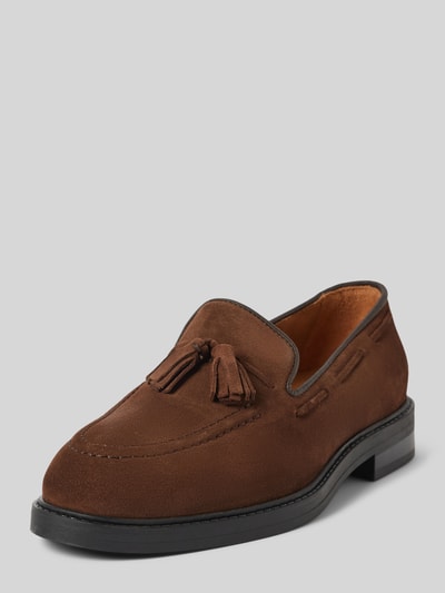 SELECTED HOMME Loafer mit Schleifen-Detail Modell 'BLAKE' Mittelbraun 1