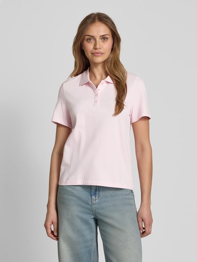 s.Oliver RED LABEL Regular fit poloshirt van katoenmix Roze - 4