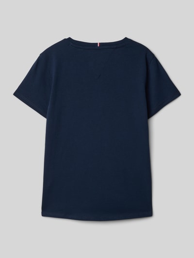 Tommy Hilfiger Teens Regular Fit T-Shirt aus Baumwoll-Mix Marine 3