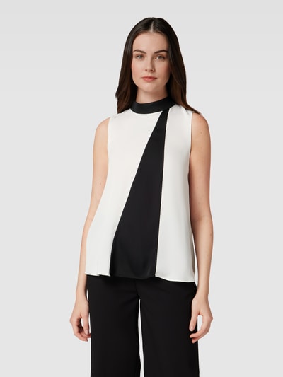 MANGO Blusentop im Colour-Blocking-Design Modell 'BECKIE' Offwhite 4