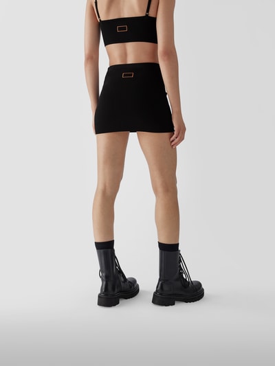 Heron Preston for CK Minirock mit Brand-Detail Schwarz 5