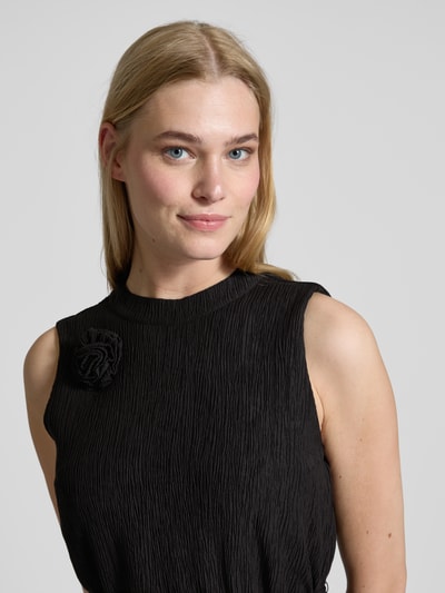 s.Oliver BLACK LABEL Knielange jurk van lyocellmix Zwart - 3