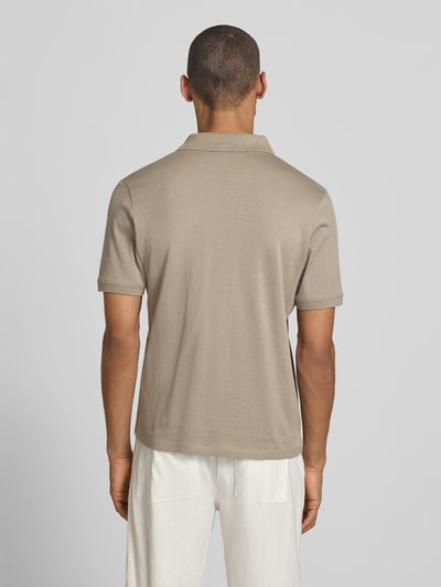 CINQUE Slim Fit Poloshirt mit Logo-Detail Modell 'Boll' Beige 5