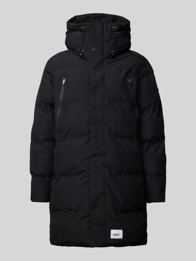 khujo Steppjacke mit Label-Patch Black 1